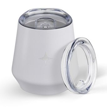 JoyJolt Vacuum Insulated Stemless Wine Tumbler with Lid