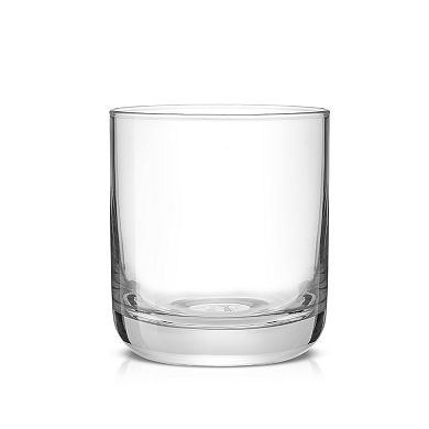 JoyJolt 6-Piece Faye Double Old Fashioned Rock Whiskey Glasses