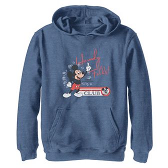 Disney 100th Anniversary Boys Mickey Mouse Club Howdy Folks Hoodie