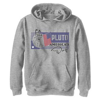 Disney 100th Anniversary Boys Pluto America's Top Dog Hoodie