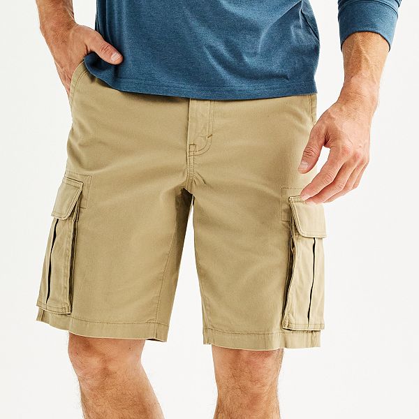 Men's Sonoma Goods For Life&reg; Flexwear Everyday Cargo Shorts - English Elm (29)