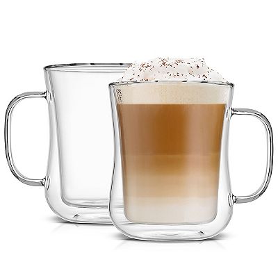 JoyJolt 2-Pack Diner Double Wall Insulated Glasses