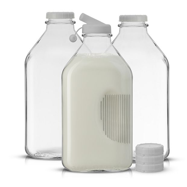 Half Gallon Glass Milk Bottles