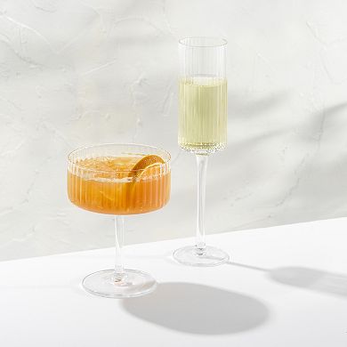 JoyJolt Elle 2-pc. Martini Coupe Glass Set