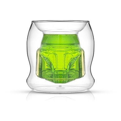JoyJolt Star Wars Boba Fett 3D Helmet Double Wall Coffee Glass