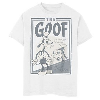 Disney's 100th Anniversary Boys Goofy Goof Since 1932 Retro Tee