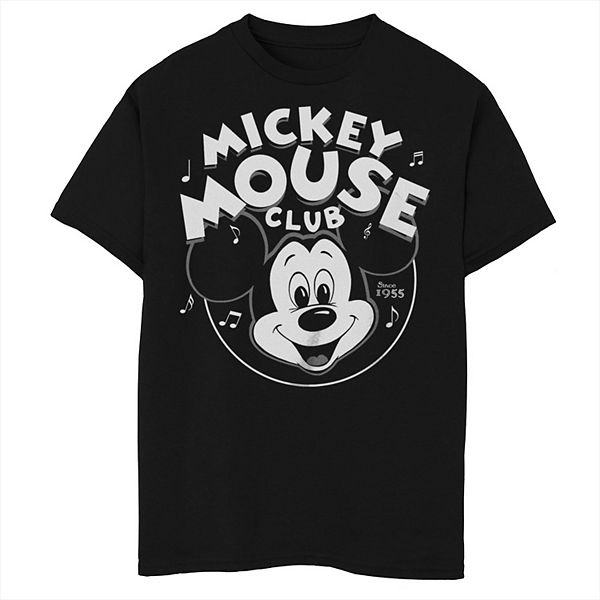 Disney's Mickey Mouse Boys 8-20 Mickey Mouse Club Since 1955 Circle Tee