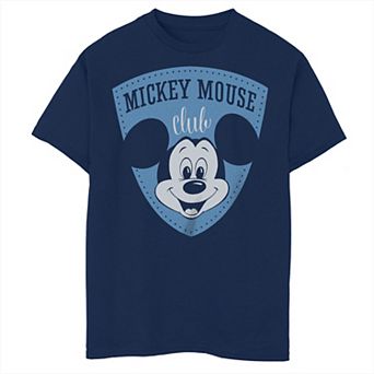 Disney's Mickey Mouse Boys 8-20 Mickey Mouse Club Shield Tee