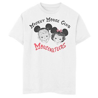 Disney's 100th Anniversary Boys Mickey Mouse Club Mouseketeers Kids Tee