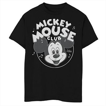 Disney's Mickey Mouse Boys 6-20 Mickey Mouse Club Since 1955 Music Circle Tee