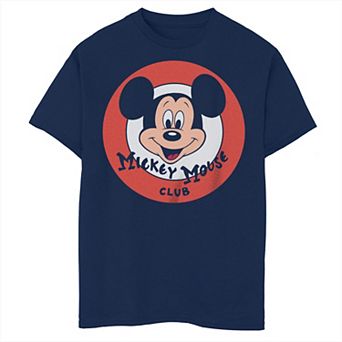 Disney's Mickey Mouse Boys 8-20 Mickey Mouse Club Double Circle Tee