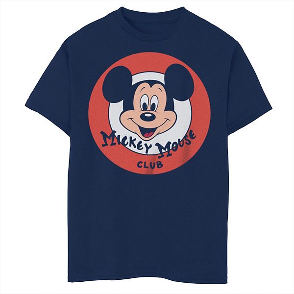 Disney's Mickey Mouse Boys 8-20 Mickey Mouse Club Double Circle Tee