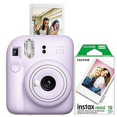 FujiFilm Instax Mini 12 Pastel Blue Holiday Bundle