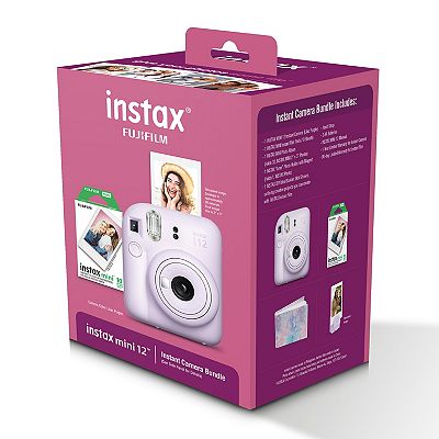 FujiFilm Instax Mini 12 Lilac Purple Holiday Bundle