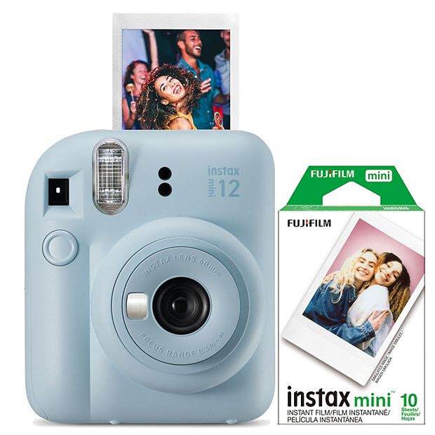 FujiFilm Instax Mini 12 Pastel Blue Holiday Bundle