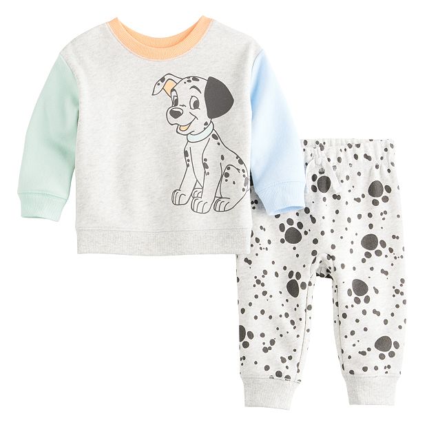Disney's 101 Dalmatians Baby French Terry Sweatshirt & Pants Set