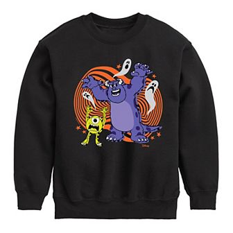 Disney / Pixar’s Boys 8-20 Monsters Inc. Mike & Sully Halloween Fleece Sweatshirt