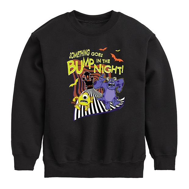 Disney / Pixars Boys 8-20 Monsters Inc. Something Goes Bump Fleece Sweatshirt, Boy's, Size: Large, Black