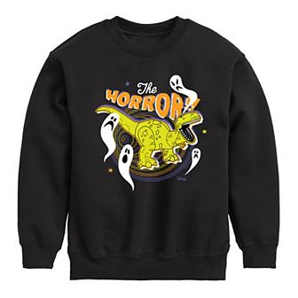 Disney / Pixar’s Boys 8-20 Toy Story The Horror Rex Crew Fleece Sweatshirt