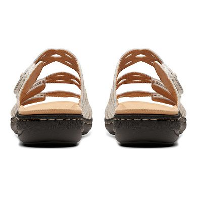 Clarks® Laurieann Ruby Women's Leather Slide Sandals