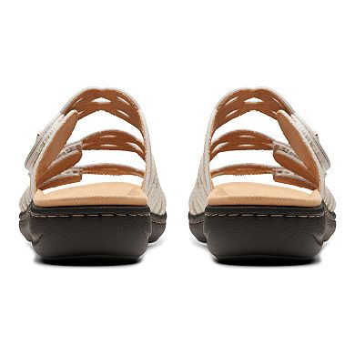 Clarks® Laurieann Ruby Women's Leather Slide Sandals