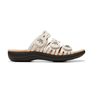 Clarks® Laurieann Ruby Women's Leather Slide Sandals