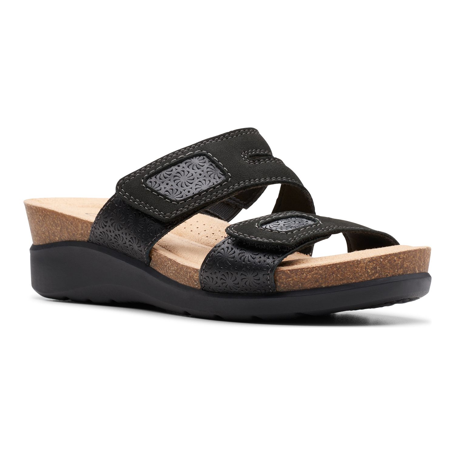Clarks Damen Calenne Clara Keilsandale – Mit EVA-Fußbett, Bequem & Leicht