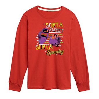 Disney / Pixar’s Boys 8-20 Wall-E Sorta Sweet Sorta Spooky Long Sleeve Graphic Tee