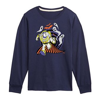 Disney / Pixar’s Boys 8-20 Toy Story Buzz Lightyear Halloween Long Sleeve Graphic Tee