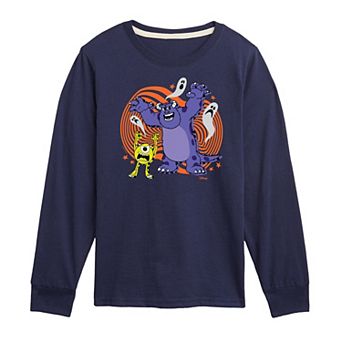 Disney / Pixar’s Boys 8-20 Monsters Inc. Mike & Sully Halloween Long Sleeve Graphic Tee