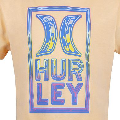 Boys 4-7 Hurley Stacked Logo Tee and Shorts Set