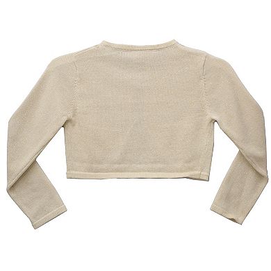 Girls 7-16 Bonnie Jean Venise Neck Cardigan Sweater