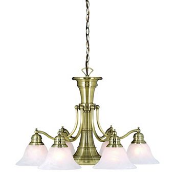 Standford 6L Chandelier Fixture with Down Light and Switch