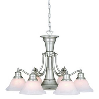 Standford 6L Chandelier Fixture with Down Light and Switch
