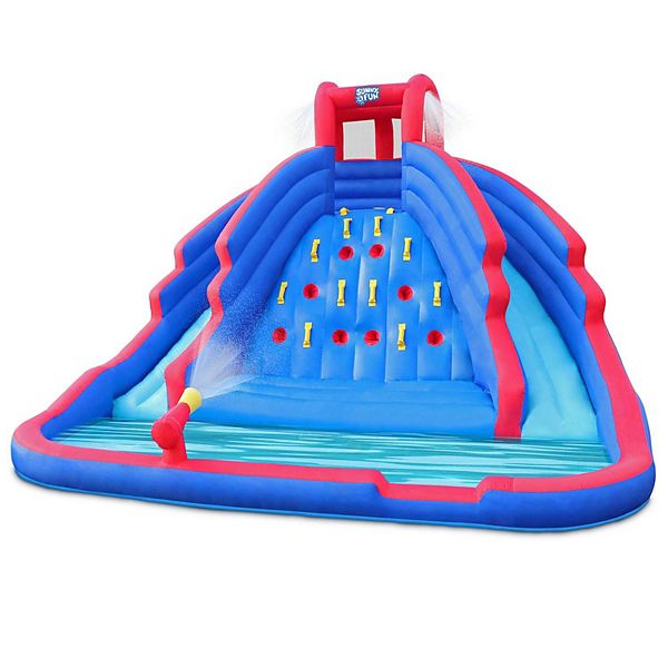 Sunny & Fun Inflatable Water Slide & Blow up Pool, Kids Water Park for ...