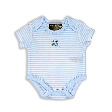 Baby Boys Fly High 5 Pc Layette Gift Set in Mesh Bag