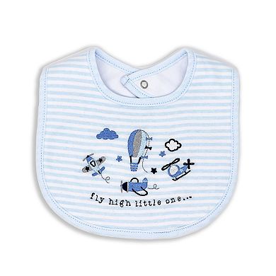 Baby Boys Fly High 5 Pc Layette Gift Set in Mesh Bag