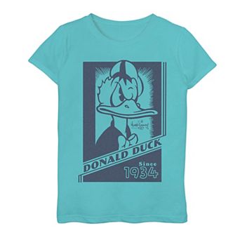 Disney's Donald Duck Angry Since 1934 100th Anniversary Girls Retro Tee
