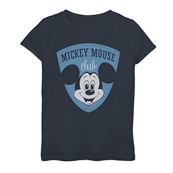 Disney's Mickey Mouse Club Shield 100th Anniversary Girls Tee