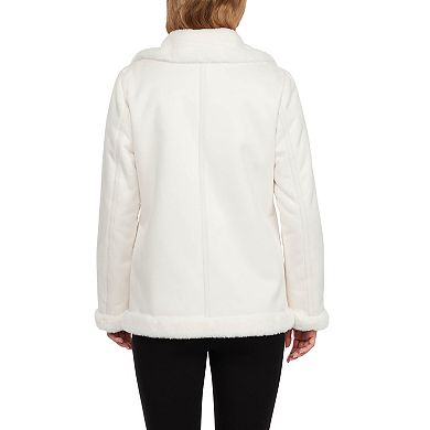 Women's Ellen Tracy Faux-Shearling Jacket