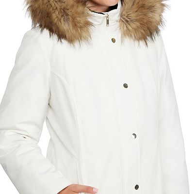 COMPANY cheapest by Ellen Tracy Down Fur Trim Puffer Coat XL