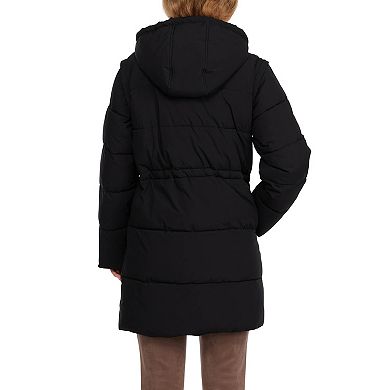 Women's Ellen Tracy Midweight Quilted Faux-Down Puffer Vest Jacket