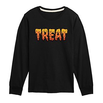 Boys 8-20 Treat Long Sleeve Graphic Tee