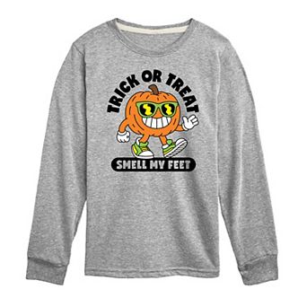 Boys 8-20 Trick Or Treat Long Sleeve Graphic Tee