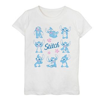 Disney's Lilo & Stitch Expressions Flowers Girls 7-16 Graphic Tee