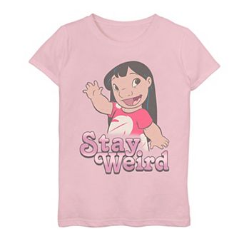 Disney's Lilo & Stitch Stay Weird Girls 7-16 Graphic Tee