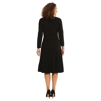 fitted lace wedding dress VFSHOW Womens 2025 Summer Work Business Dresses Pleated Crew Neck Front  Zipper Button Office Slim A-line Fit and Flare Dress (Black, Small) 11781  BLK S at Amazon Women's Clothing store