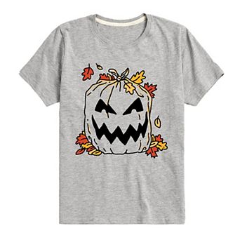 Boys 8-20 Pumpkin Lawn Bag Graphic Tee