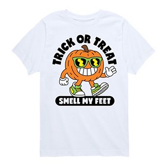 Boys 8-20 Trick Or Treat Smell My Feet Graphic Tee