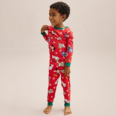 Toddler Kids Disney 100 2-Piece Holiday Pajama Set